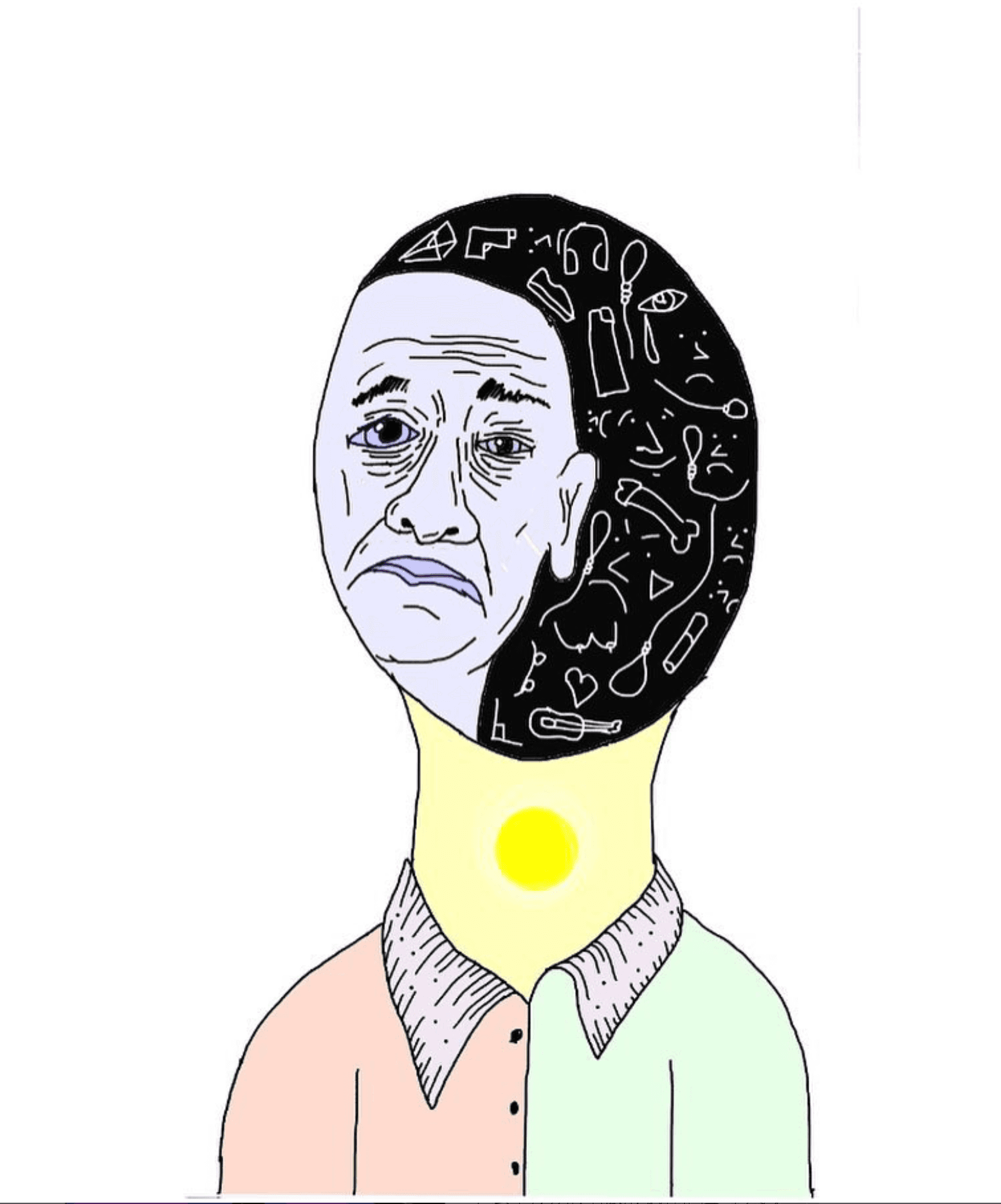 Split Face Portrait